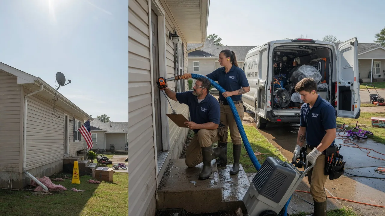 Ceiling Water Damage Restoration in Foreston, MN near me